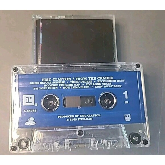 Vintage Eric Clapton  From The Cradle Cassette Tape 1994 Warner Bros - Picture 3 of 4